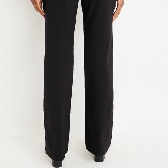 Maurices Black Wide Band Stretch Dress Pants Trousers Bootcut Flare Like New 7/8 - Picture 3 of 16